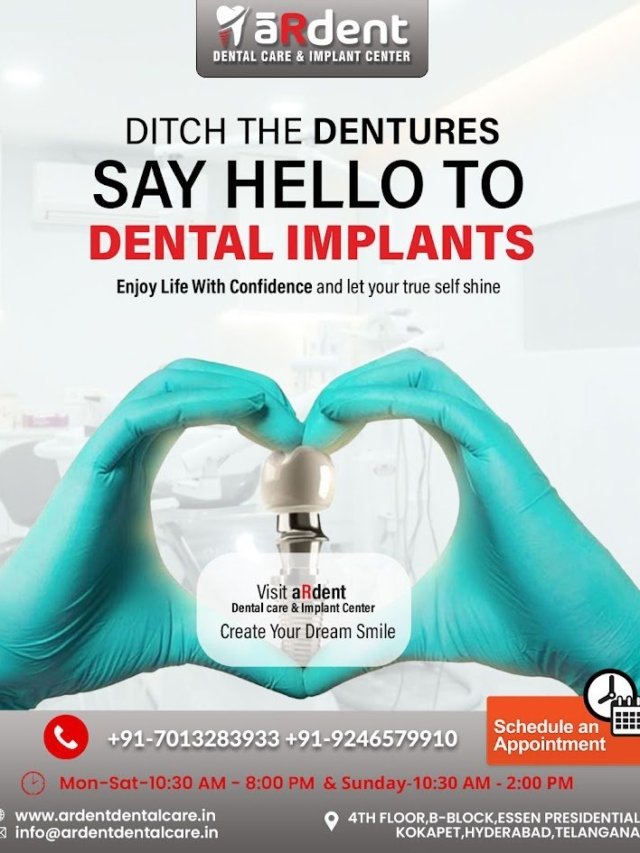 Ditch the Dentures – Embrace Confidence with Dental Implants!